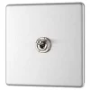 LAP 20A 16AX 1-Gang 2-Way Toggle Switch Brushed Stainless Steel -Steel Switches Sales 153KJ P