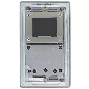 LAP 2-Gang Dual Voltage Shaver Socket 115 / 230V Brushed Stainless Steel with Graphite Inserts 6 LAP 2-Gang Dual Voltage Shaver Socket 115 / 230V Brushed Stainless Steel with Graphite Inserts - Image 4