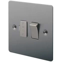 LAP 13A Switched Fused Spur Brushed Stainless Steel