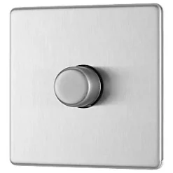 LAP 1-Gang 2-Way LED Dimmer Switch Brushed Stainless Steel