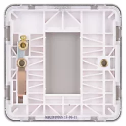 Schneider Electric Lisse Deco 1-Gang Blanking Plate Brushed Stainless Steel -Steel Switches Sales 436FF A3