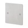 MK Edge 1-Gang Blanking Plate Brushed Stainless Steel -Steel Switches Sales 504FF P