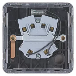 Schneider Electric Lisse Deco 20AX 1-Gang DP Control Switch Brushed Stainless Steel with LED with Black Inserts -Steel Switches Sales 505FF A3