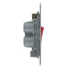 LAP 45A 1-Gang DP Cooker Switch Brushed Stainless Steel with LED -Steel Switches Sales 5114P A2