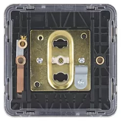 Schneider Electric Lisse Deco Coaxial TV / FM Socket Brushed Stainless Steel with Black Inserts 9 Schneider Electric Lisse Deco Coaxial TV / FM Socket Brushed Stainless Steel with Black Inserts -Steel Switches Sales 593FF A3