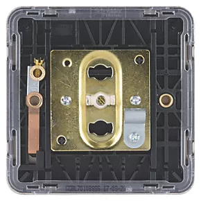 Schneider Electric Lisse Deco Coaxial TV / FM Socket Brushed Stainless Steel with Black Inserts 6 Schneider Electric Lisse Deco Coaxial TV / FM Socket Brushed Stainless Steel with Black Inserts - Image 4