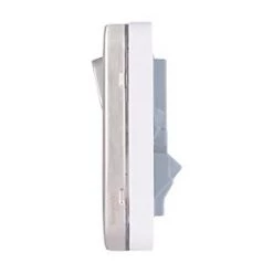 Schneider Electric Lisse Deco 13A 1-Gang SP Switched Socket + 2.1A 2-Outlet Type A USB Charger Brushed Stainless Steel with White Inserts -Steel Switches Sales 624FF A2