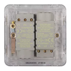 Schneider Electric Lisse Deco 2-Gang 2-Way Dimmer Brushed Stainless Steel 6 Schneider Electric Lisse Deco 2-Gang 2-Way Dimmer Brushed Stainless Steel - Image 4