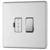 LAP 13A Switched Fused Spur Brushed Stainless Steel -Steel Switches Sales 652KJ P