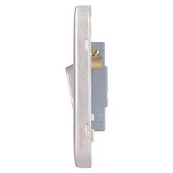 Schneider Electric Lisse Deco 10AX 4-Gang 2-Way Light Switch Brushed Stainless Steel with White Inserts -Steel Switches Sales 660FF A2