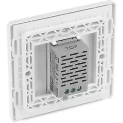 British General Evolve 1-Gang 2-Way LED Single Secondary Trailing Edge Touch Dimmer Switch Brushed Steel with White Inserts 12 British General Evolve 1-Gang 2-Way LED Single Secondary Trailing Edge Touch Dimmer Switch Brushed Steel with White Inserts -Steel Switches Sales 660PY A4