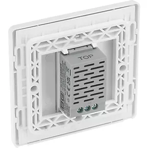 British General Evolve 1-Gang 2-Way LED Single Secondary Trailing Edge Touch Dimmer Switch Brushed Steel with White Inserts 7 British General Evolve 1-Gang 2-Way LED Single Secondary Trailing Edge Touch Dimmer Switch Brushed Steel with White Inserts - Image 5