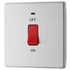 LAP 45A 1-Gang DP Cooker Switch Brushed Stainless Steel with LED 1 LAP 45A 1-Gang DP Cooker Switch Brushed Stainless Steel with LED -Steel Switches Sales 671KJ P