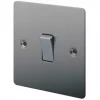 LAP 10AX 1-Gang Intermediate Switch Brushed Stainless Steel -Steel Switches Sales 72079 P