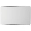 LAP 2-Gang Blanking Plate Brushed Stainless Steel -Steel Switches Sales 761KJ P