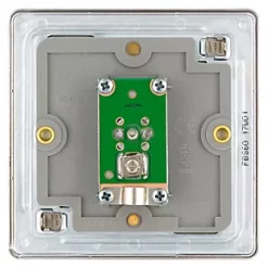 LAP Coaxial TV Socket Brushed Stainless Steel -Steel Switches Sales 988KJ A3